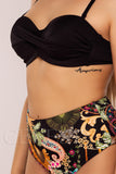 Costum de Baie din Doua Piese Negru Cod : 23721 (053)