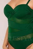 Costum de Baie Intreg Verde Cod : 00114 (055)