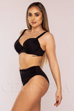 Costum de Baie din Doua Piese Negru Cod : 88230 (025)