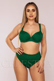Costum de Baie din Doua Piese Verde Cod : 88230 (027)