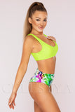 Costum de Baie din Doua Piese Verde Cod : K01 (Z39)