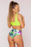 Costum de Baie din Doua Piese Verde Cod : K01 (Z39)