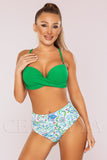 Costum de Baie din Doua Piese Verde Cod : LM026 (Z29)