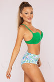 Costum de Baie din Doua Piese Verde Cod : LM026 (Z29)