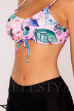 Costum de Baie din Doua Piese Roz Cod : 00118 (Z46)