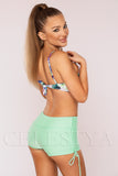Costum de Baie din Doua Piese Turcoaz Cod : 00118 (Z34)