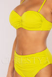 Costum de Baie din Doua Piese Verde Cod : 23572 (Z12)