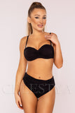 Costum de Baie din Doua Piese Negru Cod : 23572 (Z13)
