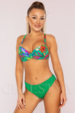 Costum de Baie din Doua Piese Verde Cod : 86925 (Z22)