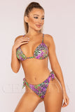 Costum de Baie din Doua Piese Roz Cod : 23841 (Z22)