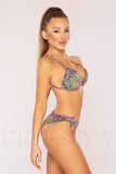 Costum de Baie din Doua Piese Roz Cod : 23841 (Z22)