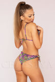 Costum de Baie din Doua Piese Roz Cod : 23841 (Z22)