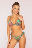 Costum de Baie din Doua Piese Verde Cod : 23841 (Z48)