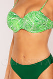 Costum de Baie din Doua Piese Verde Cod : LM024 (Z22)