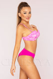 Costum de Baie din Doua Piese Roz Cod : LM024 (Z47)