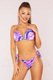 Costum de Baie din Trei Piese Mov Cod : LM031 (Z43)