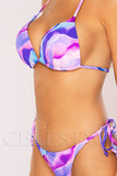 Costum de Baie din Trei Piese Mov Cod : LM031 (Z43)