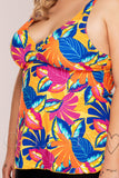 Costum de Baie din Doua Piese Portocaliu Cod : 8186 (Z19)