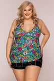 Costum de Baie din Doua Piese Verde Cod : 8186 (Z20)