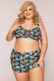 Costum de Baie din Doua Piese Portocaliu Cod : 22096-1(K) (Z45)