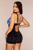 Costum de Baie Intreg Negru Cod : Y9127 (01)