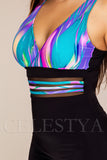 Costum de Baie Intreg Negru Cod : Y9127 (01)
