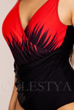 Costum de Baie Intreg Rosu Cod : Y9124 (014)