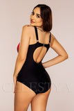 Costum de Baie Intreg Rosu Cod : Y9124 (014)