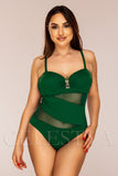 Costum de Baie Intreg Verde Cod : LM045 (018)