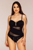 Costum de Baie Intreg Negru Cod : LM045 (018)